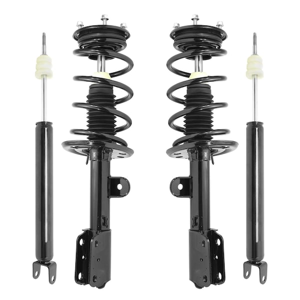 Unity 4-13117-259140-001 Front and Rear Complete Strut Assembly Shock Kit 4-13117-259140-001 - main